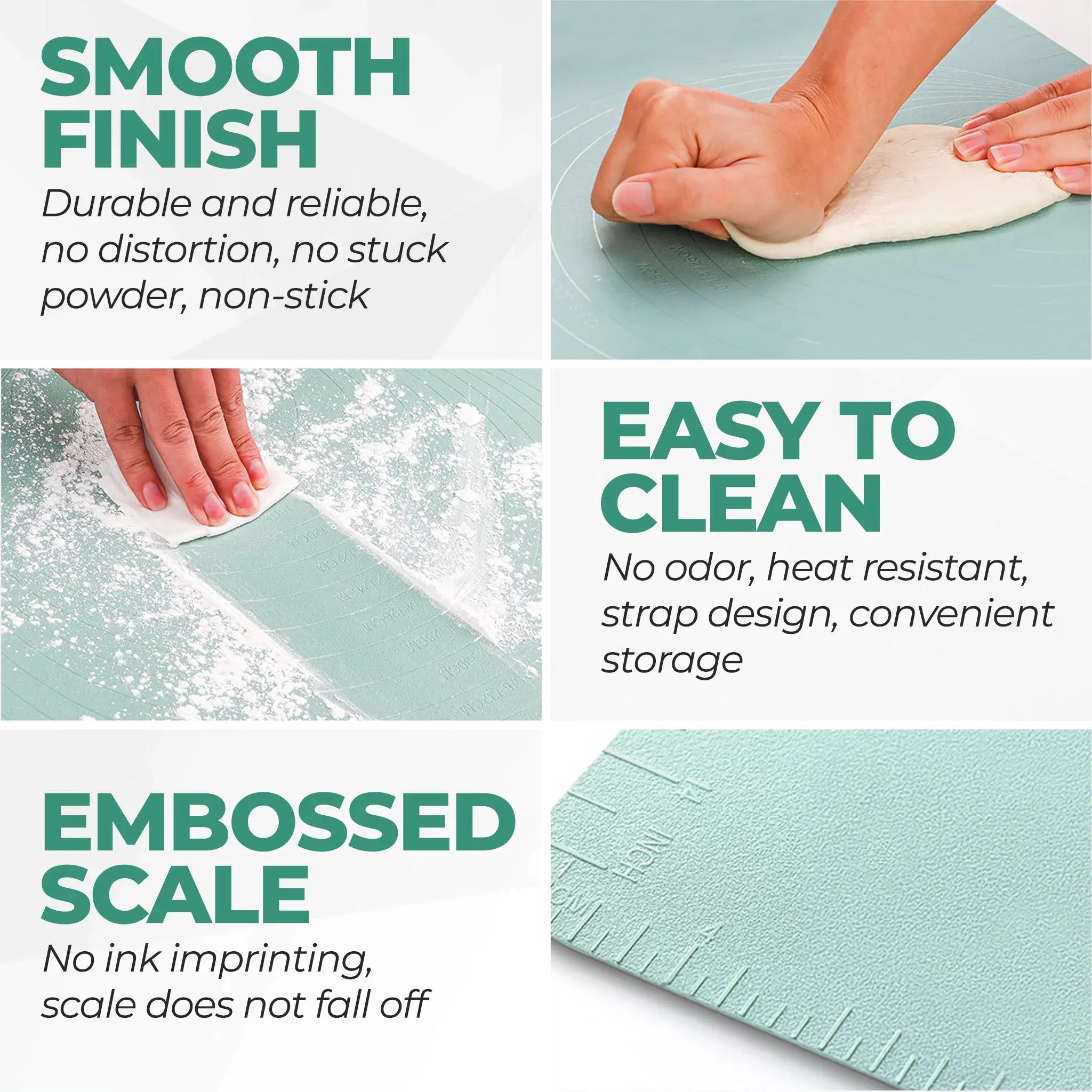 Stor silikon värmebeständig matta - Halkfri köksunderlägg