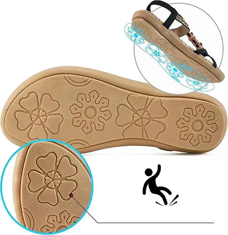 Slip-on Boho Flats för kvinnor