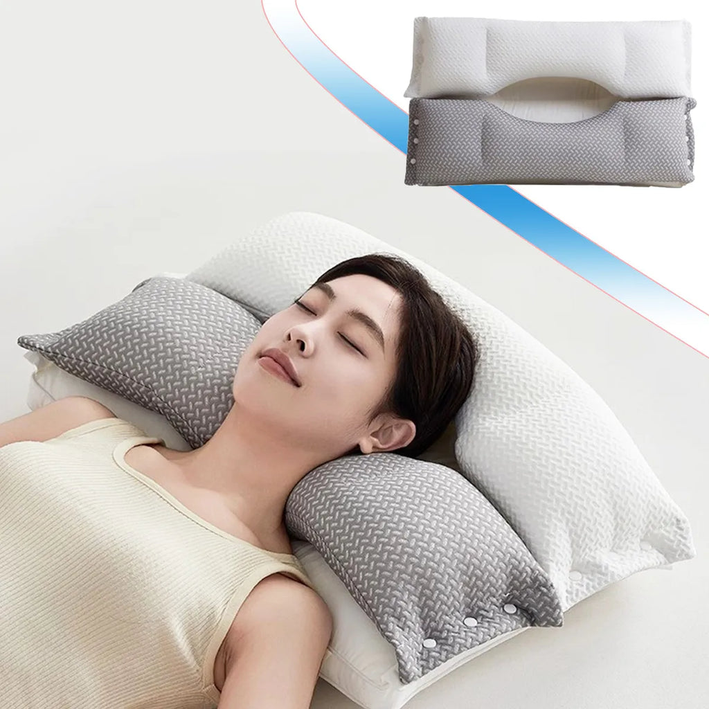 Contour Support Memory Foam Nackkudde – Ortopedisk nackkudde för djup sömnkomfort