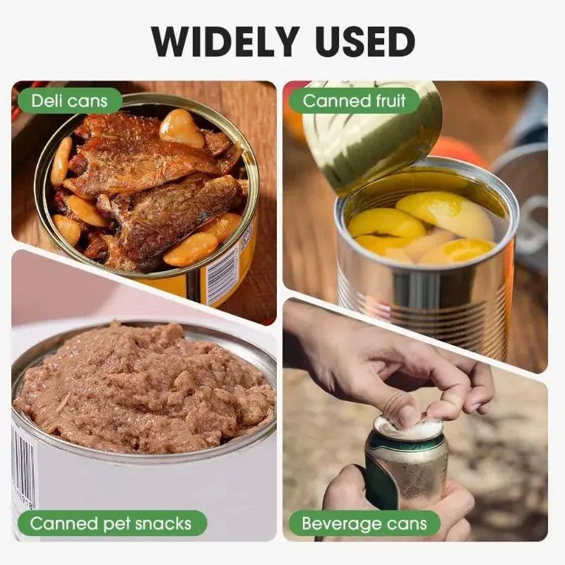 6-delat säkerhetsburköppnare-set – Smidig och ren burköppning med skyddande lock