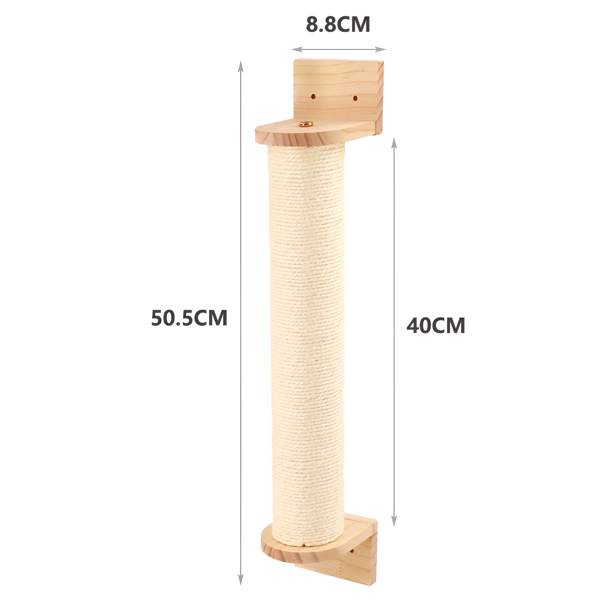 Väggmonterat klättersystem för katter - Interaktiv lek- och klöszon