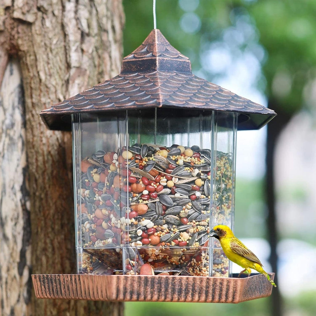 Snygg fågelmatare för utomhusbruk – Hängande trädgårdstillbehör