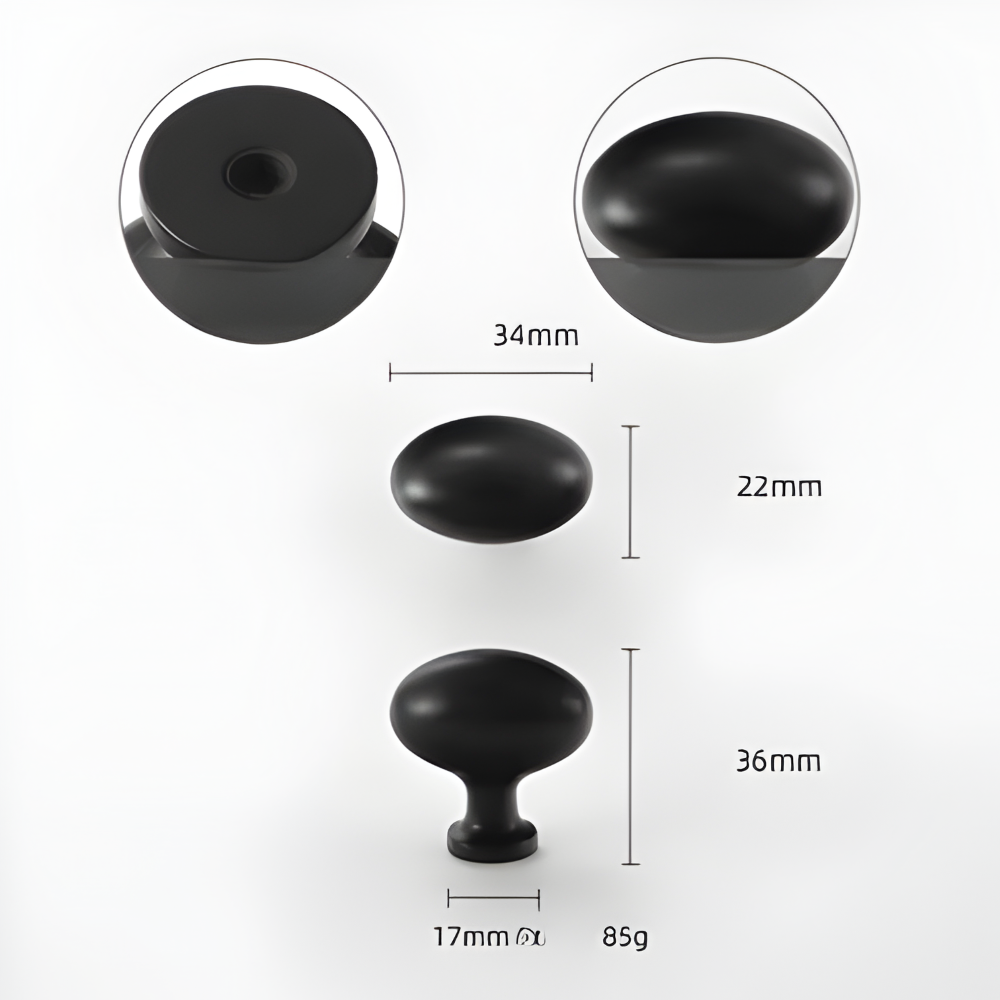 Italiensktillverkade knoppar i massiv mässing – Lyxig touch för dörrar och lådor