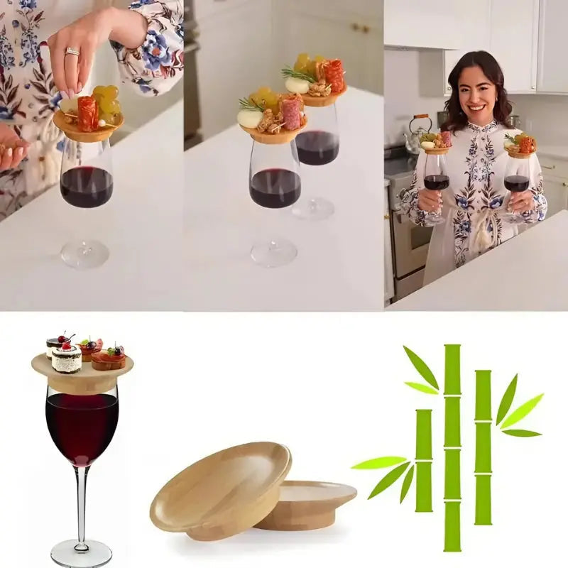 SipShield – Eleganta bambuöverdrag och underlägg till vinglas