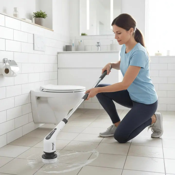 Automatisk elektrisk rengöringsborstesats – Multifunktionellt hushållsskurborsteset