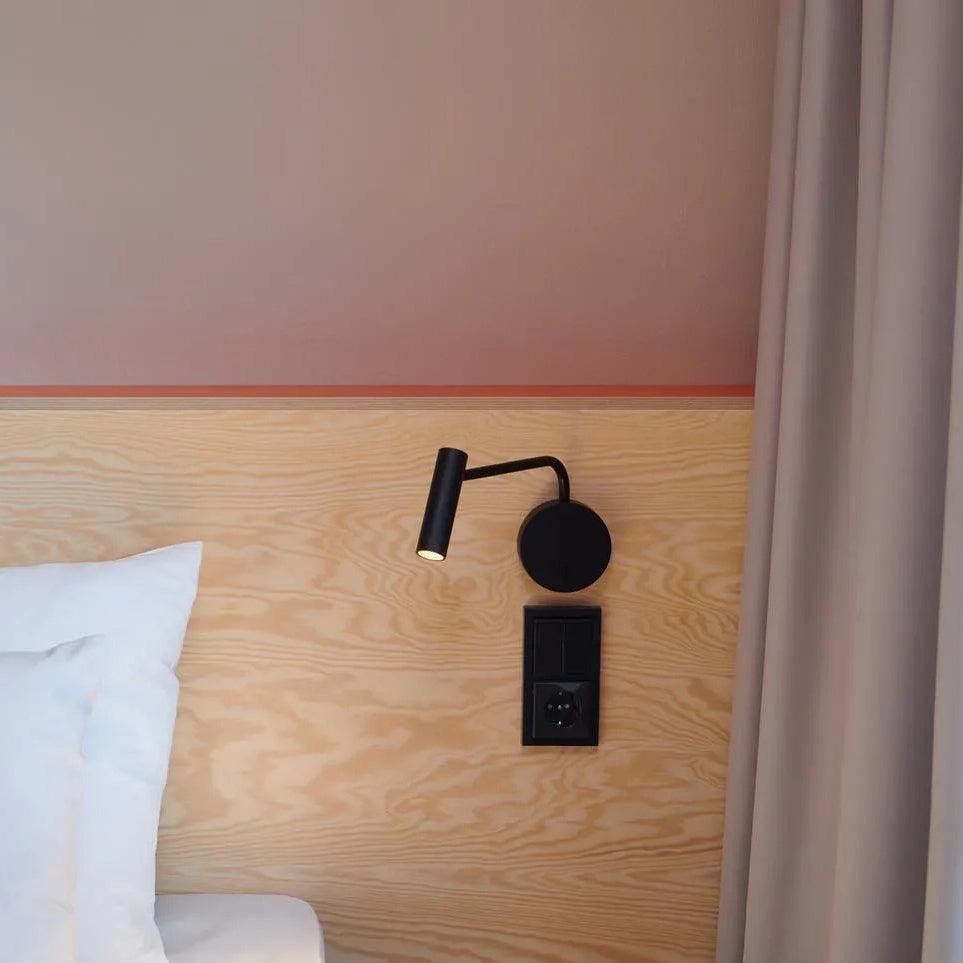 Modern rund LED-vägglampa – minimalistisk skivformad vägglampa