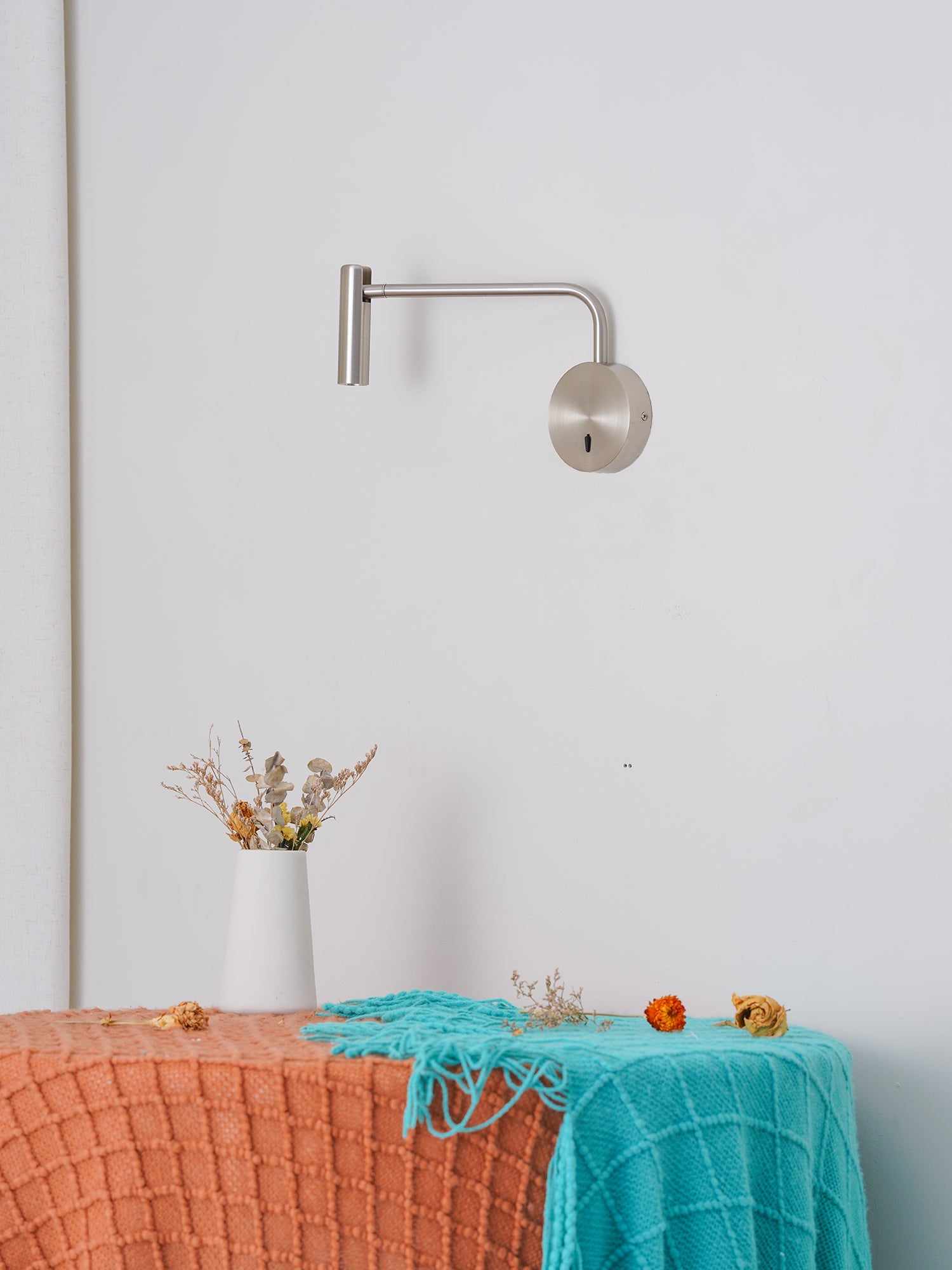 Modern rund LED-vägglampa – minimalistisk skivformad vägglampa