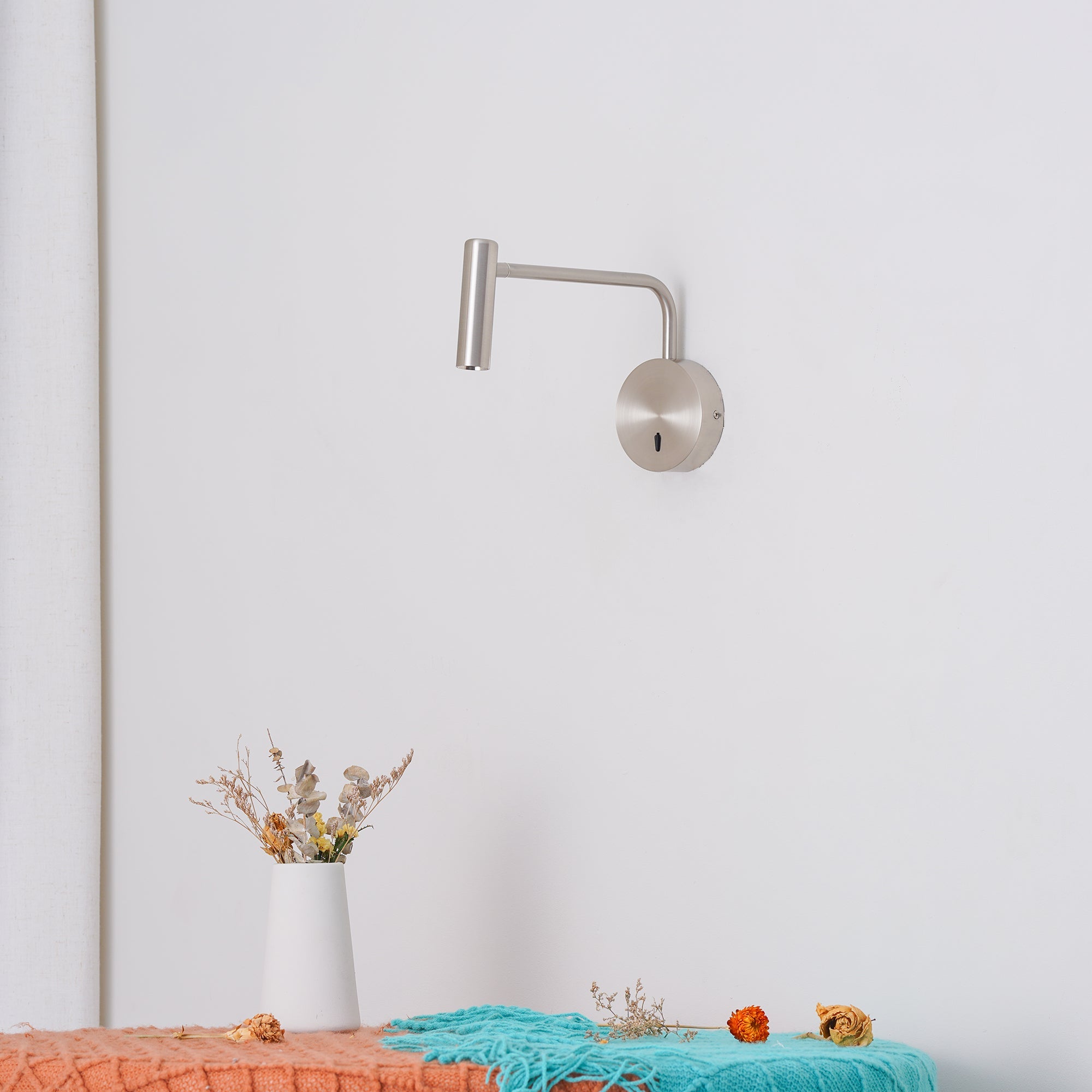 Modern rund LED-vägglampa – minimalistisk skivformad vägglampa