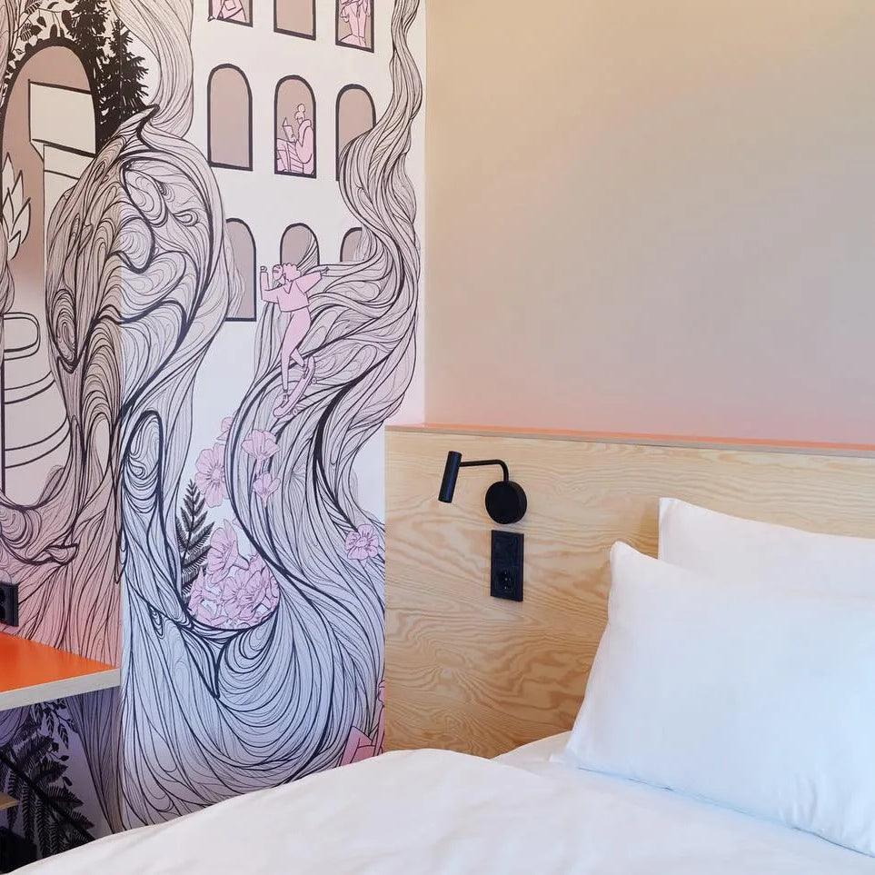 Modern rund LED-vägglampa – minimalistisk skivformad vägglampa