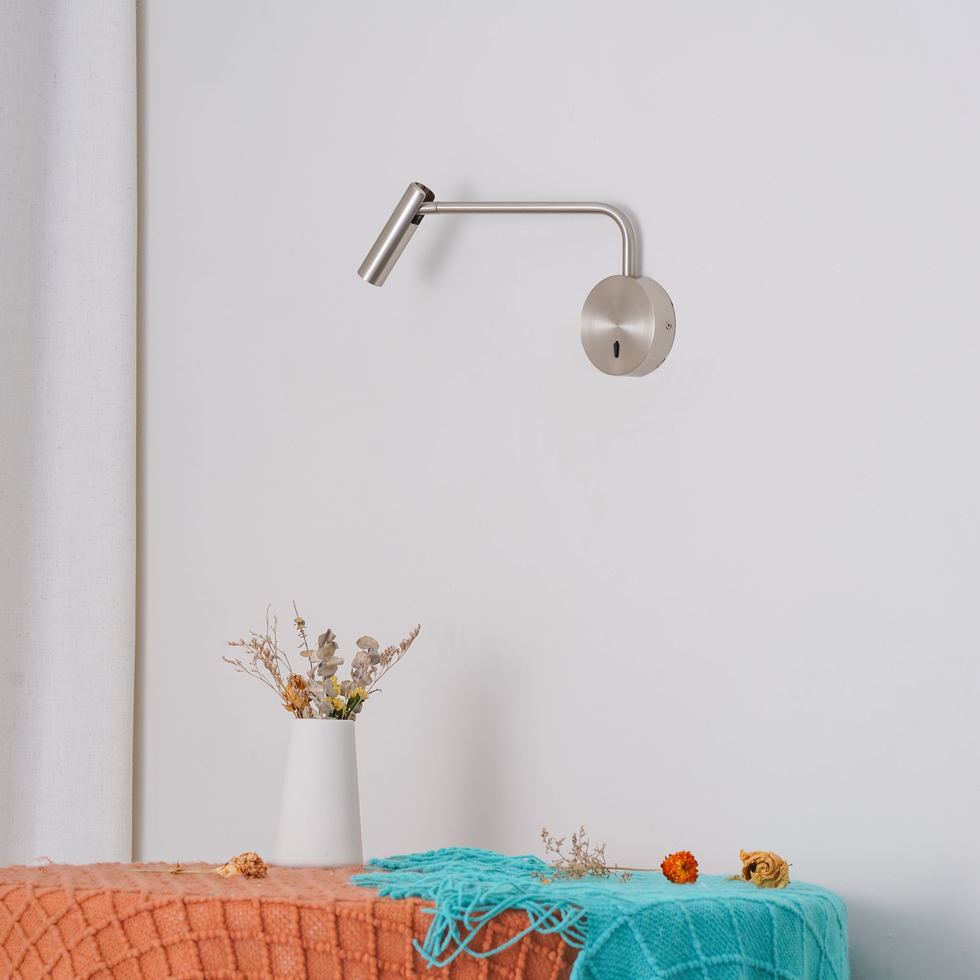 Modern rund LED-vägglampa – minimalistisk skivformad vägglampa