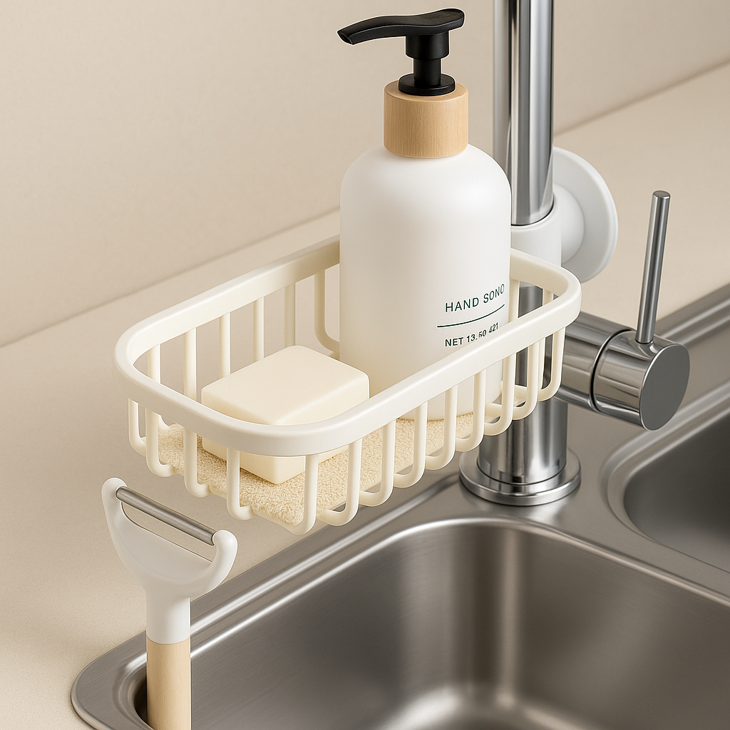 Väggmonterad badrumshylla i rostfritt stål – Snygg och platsbesparande organisatör