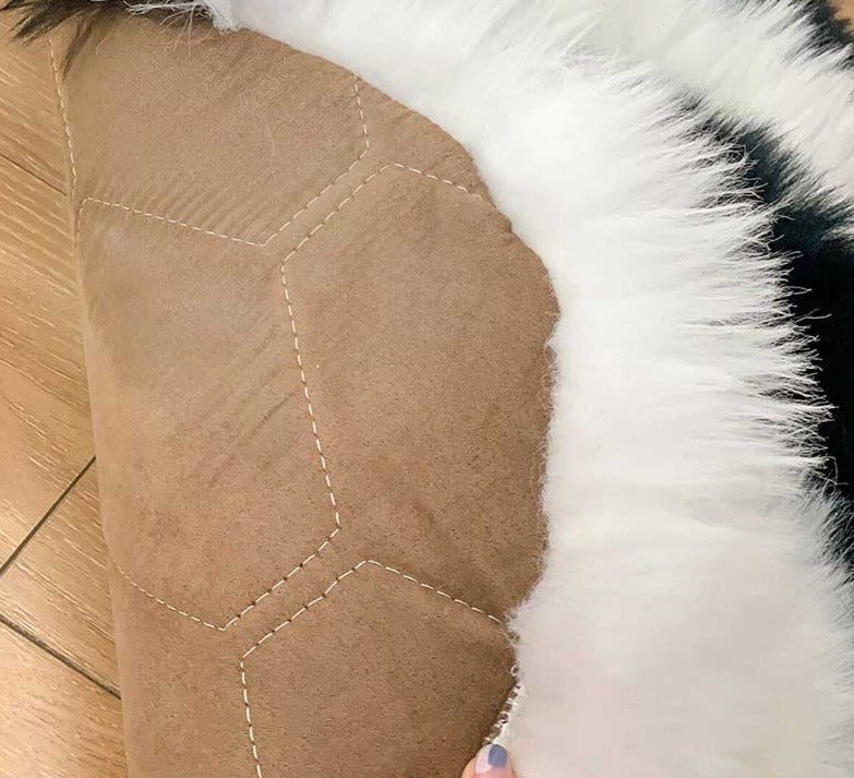 CozyNest – Plyschig golvmatta med panda-tema
