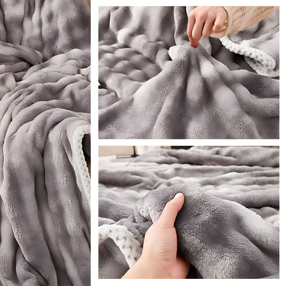 Ultramjuk och mysig fleecefilt – Plyschig komfort för vinternätter