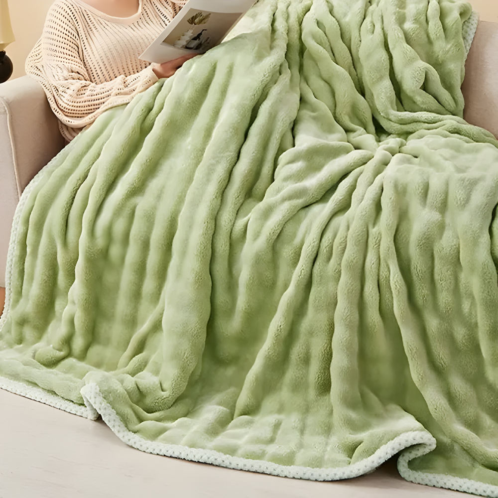 Ultramjuk och mysig fleecefilt – Plyschig komfort för vinternätter