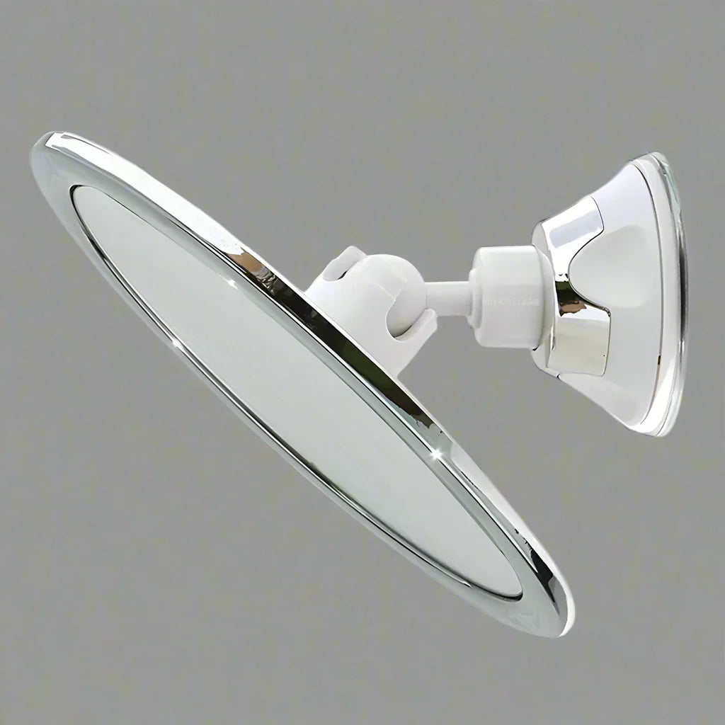 ClearGlow 360° imfri sminkspegel – rund sminkspegel för sugfäste