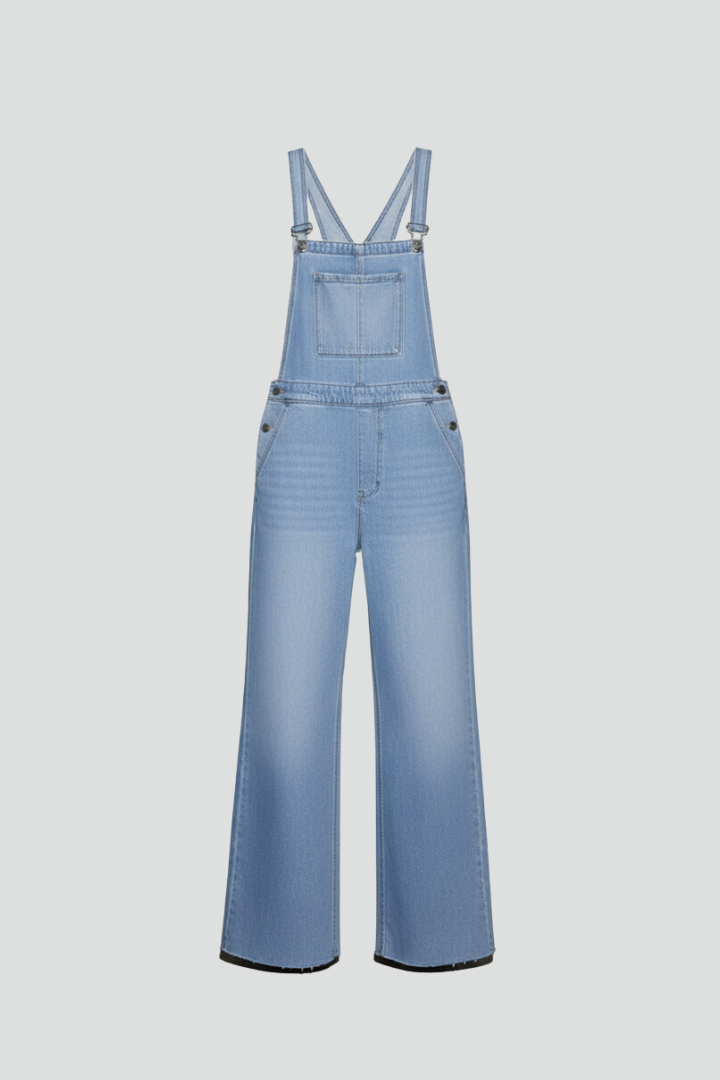 Elanora | Justerbara axelband, vida ben, ärmlös jumpsuit - Enkel lång jumpsuit