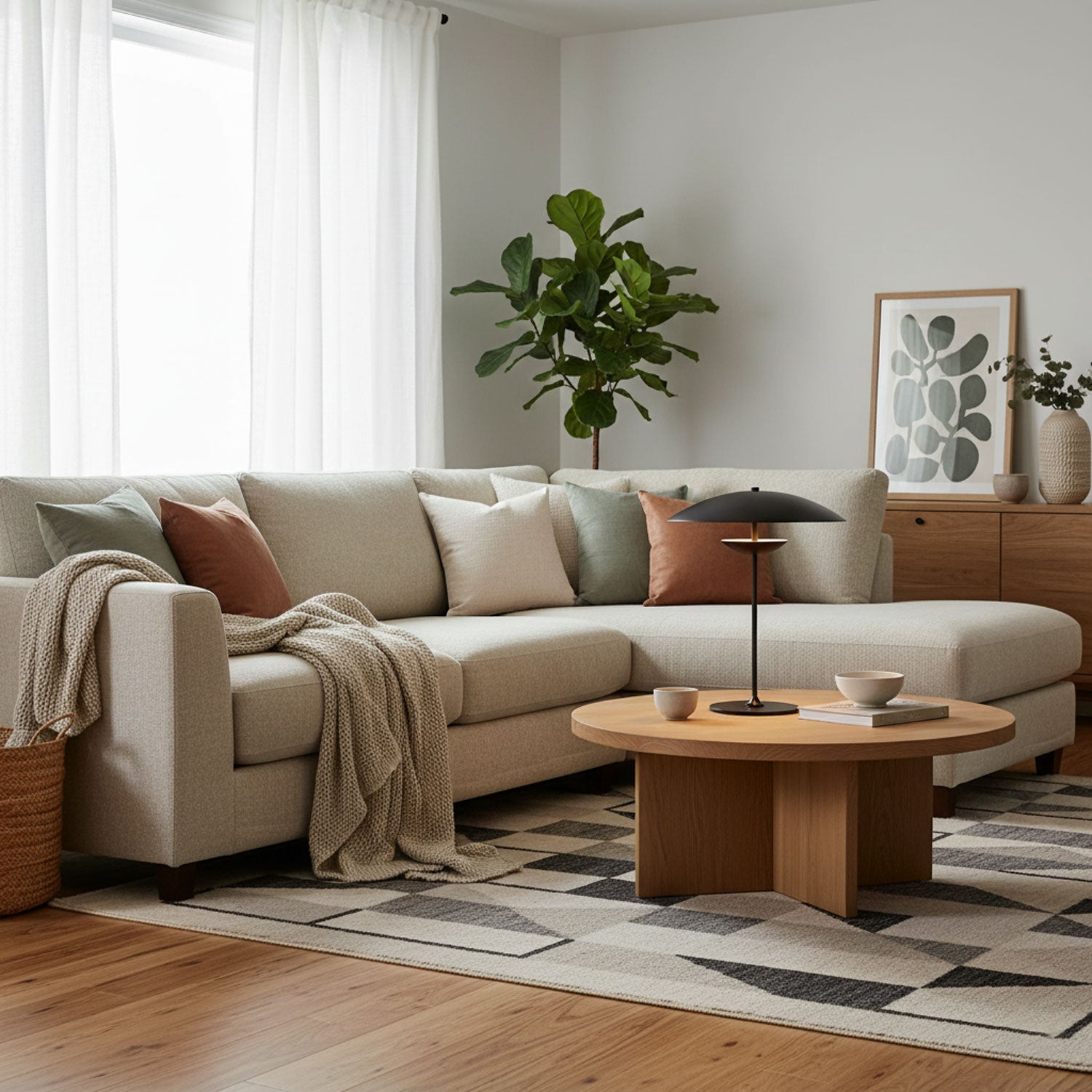 Dekorativ bordslampa med strålande sfär – unikt sken för moderna hem