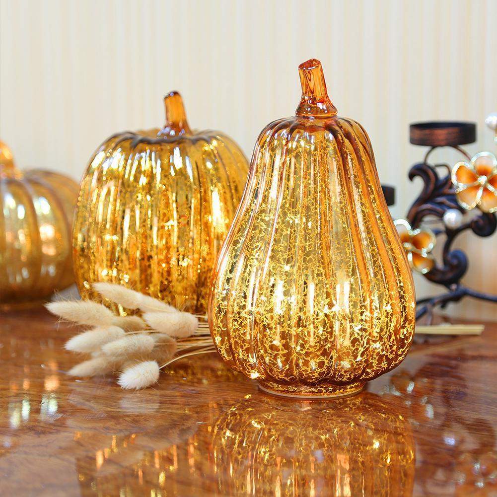Festlig pumpalampa i glas – Snyggt ljus för höst- och helgkvällar