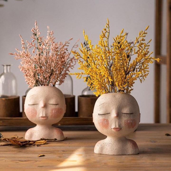 Tranquil Sleep Face Planter Vas