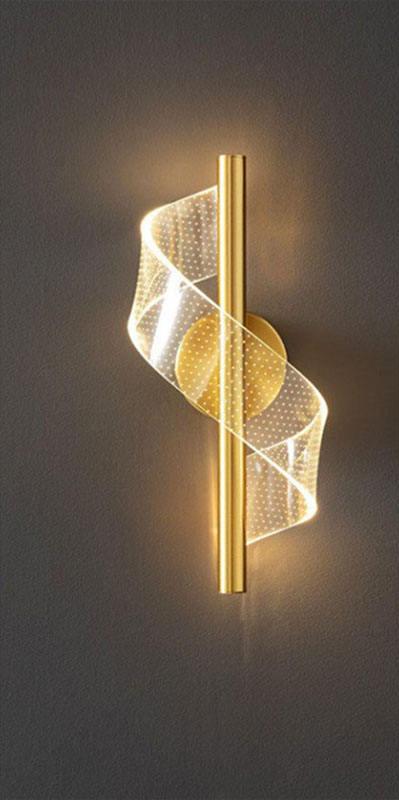 Vellora - Lyxig vägglampa med glaskandelaber