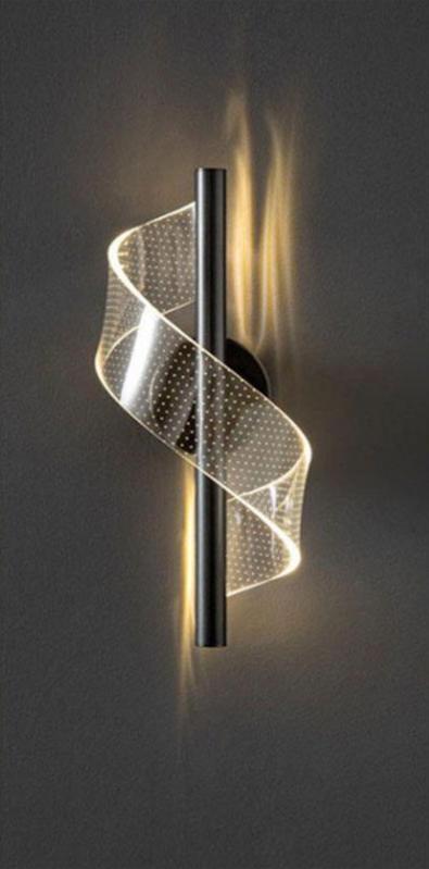 Vellora - Lyxig vägglampa med glaskandelaber