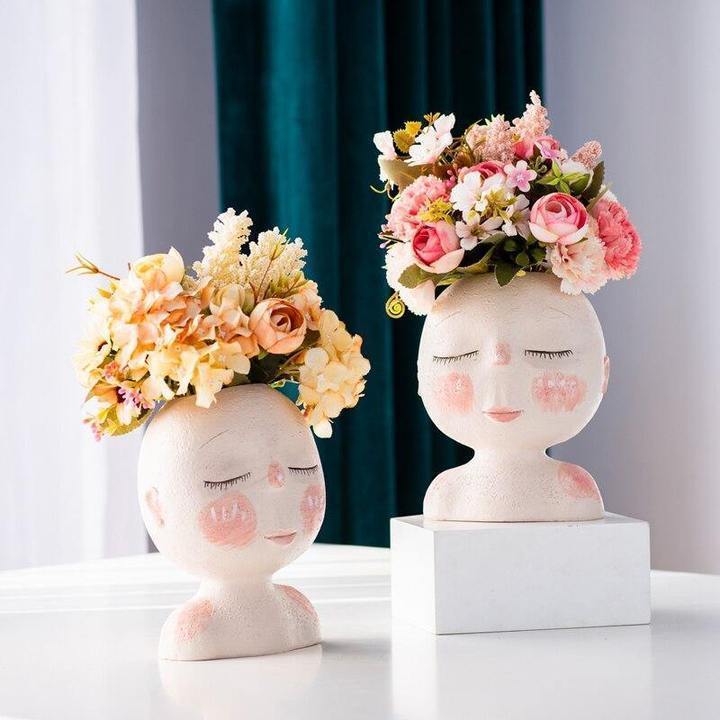 Tranquil Sleep Face Planter Vas