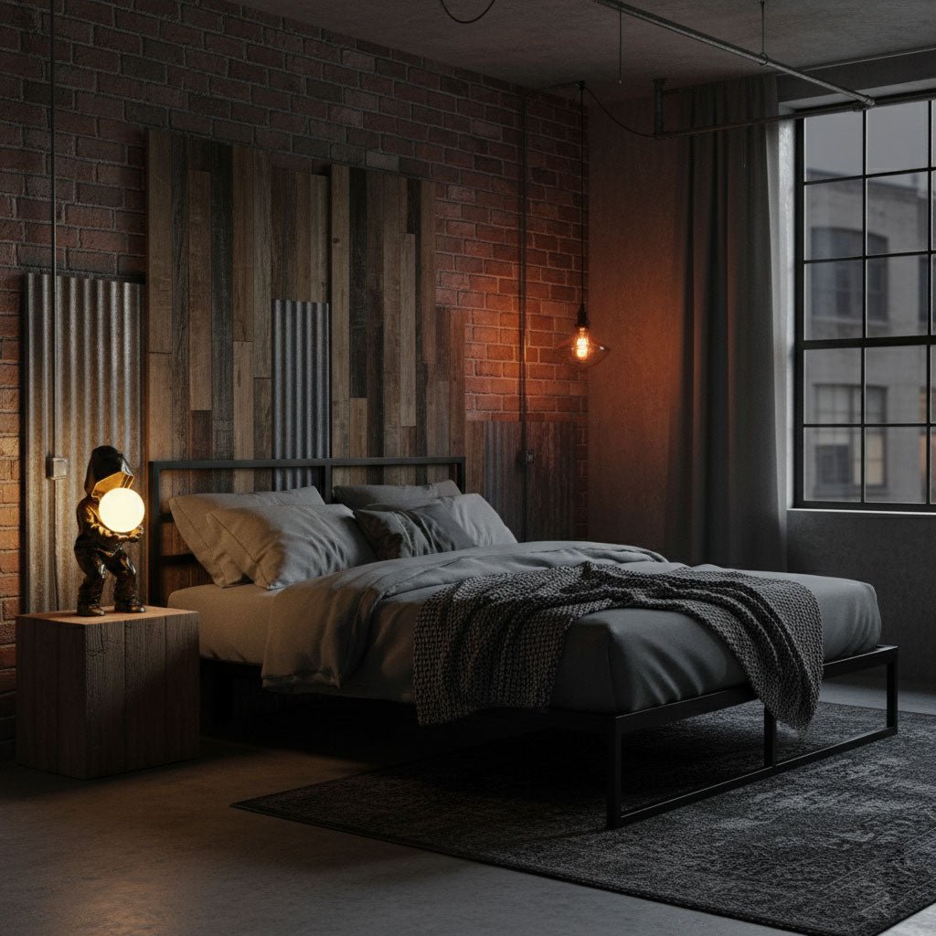 Minimalistisk planetinspirerad bordslampa - justerbar ljusstyrka LED-lampa