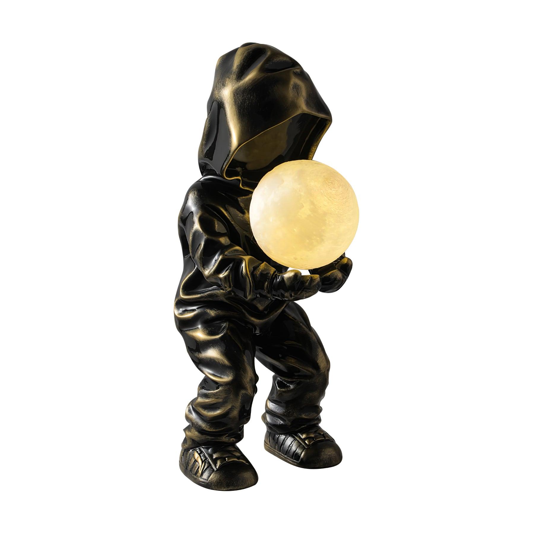 Minimalistisk planetinspirerad bordslampa - justerbar ljusstyrka LED-lampa