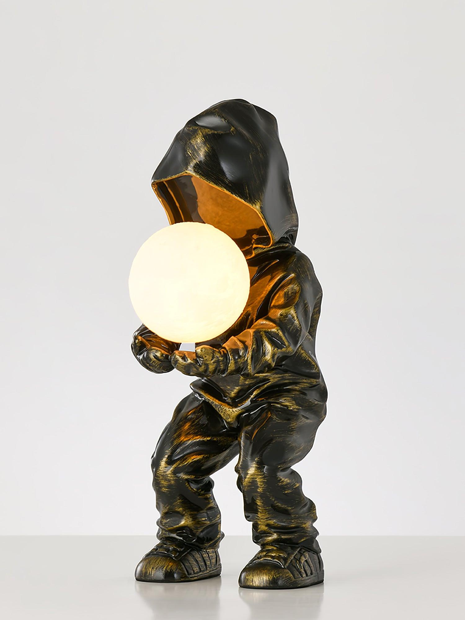 Minimalistisk planetinspirerad bordslampa - justerbar ljusstyrka LED-lampa