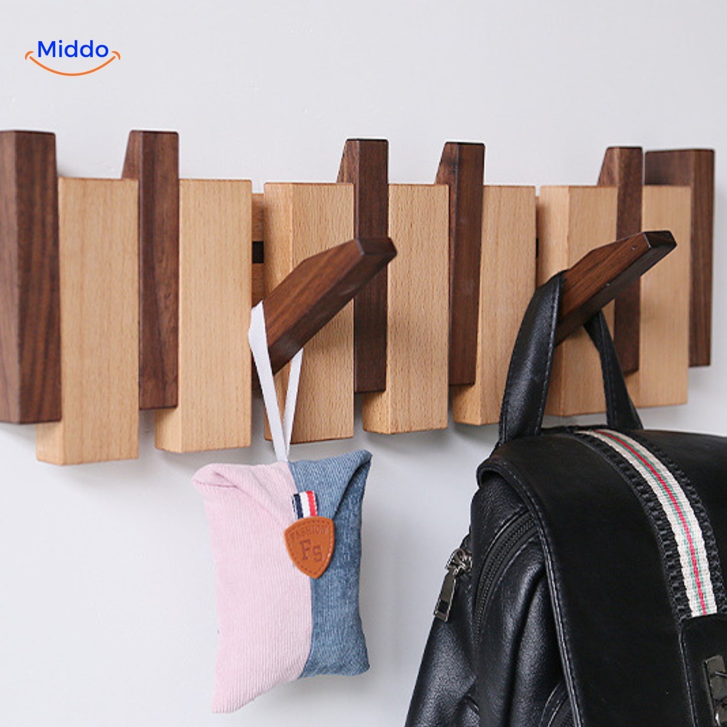 Handgjord Piano Coatrack | Lyxig träcoatrack i pianoform