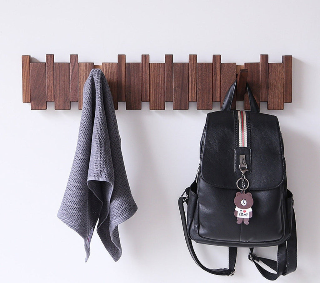 Handgjord Piano Coatrack | Lyxig träcoatrack i pianoform