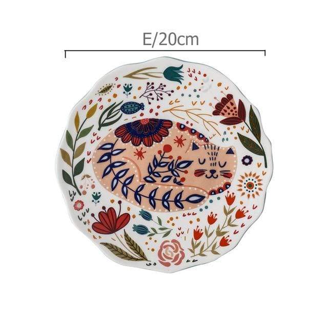WhiskerDish – Handmålad Keramisk Kattfat