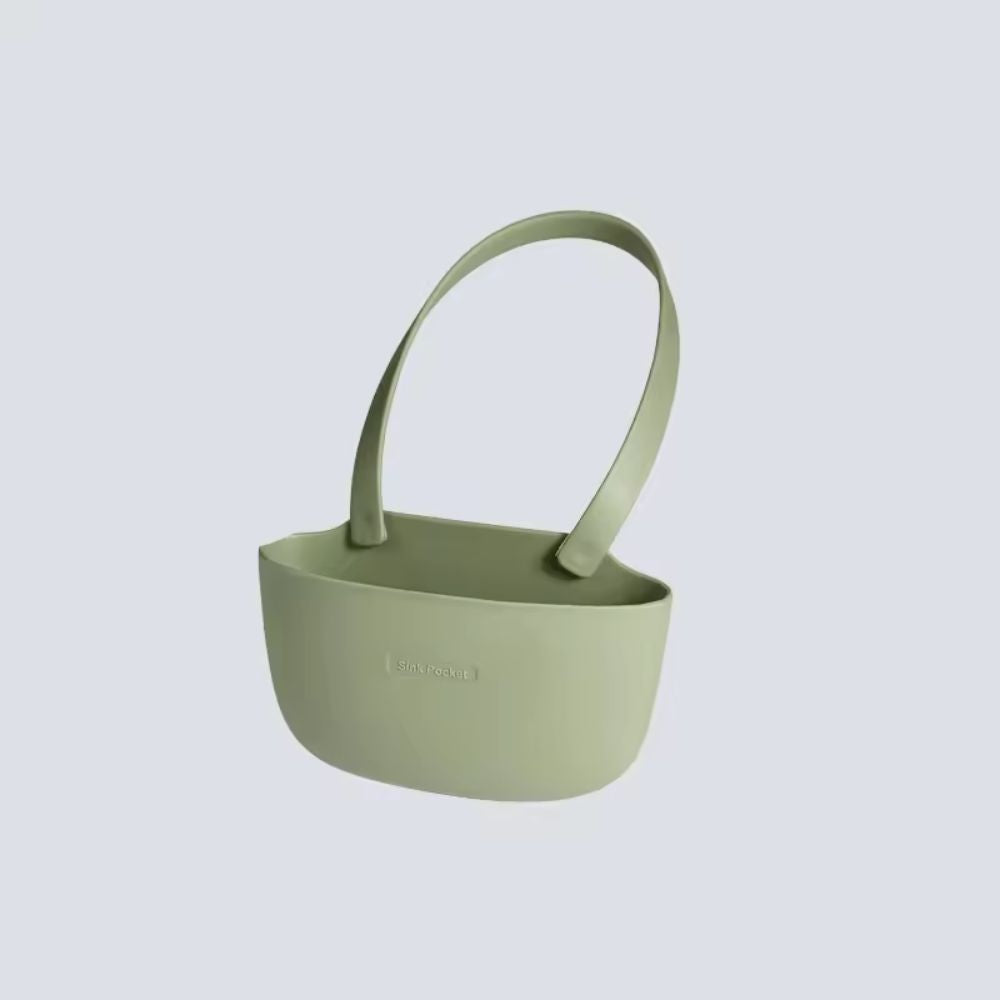 Silikon diskbänkshållare – Hängande disksvamp och redskapsavlopp