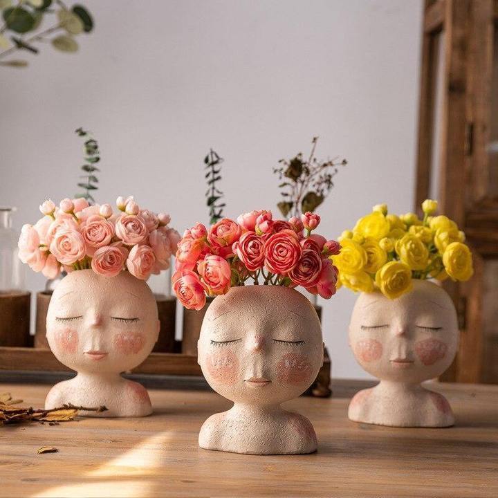 Tranquil Sleep Face Planter Vas