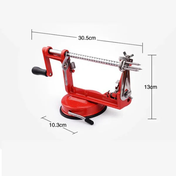 3-i-1 äppelskalare, urkärnare och skivare – Kraftig halkfri köksredskap för enkel fruktförberedelse