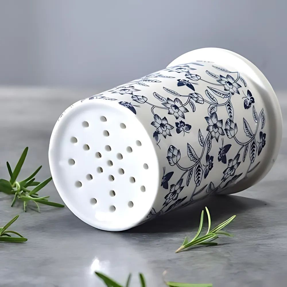 BloomCrock – Elegant keramisk bestickhållare