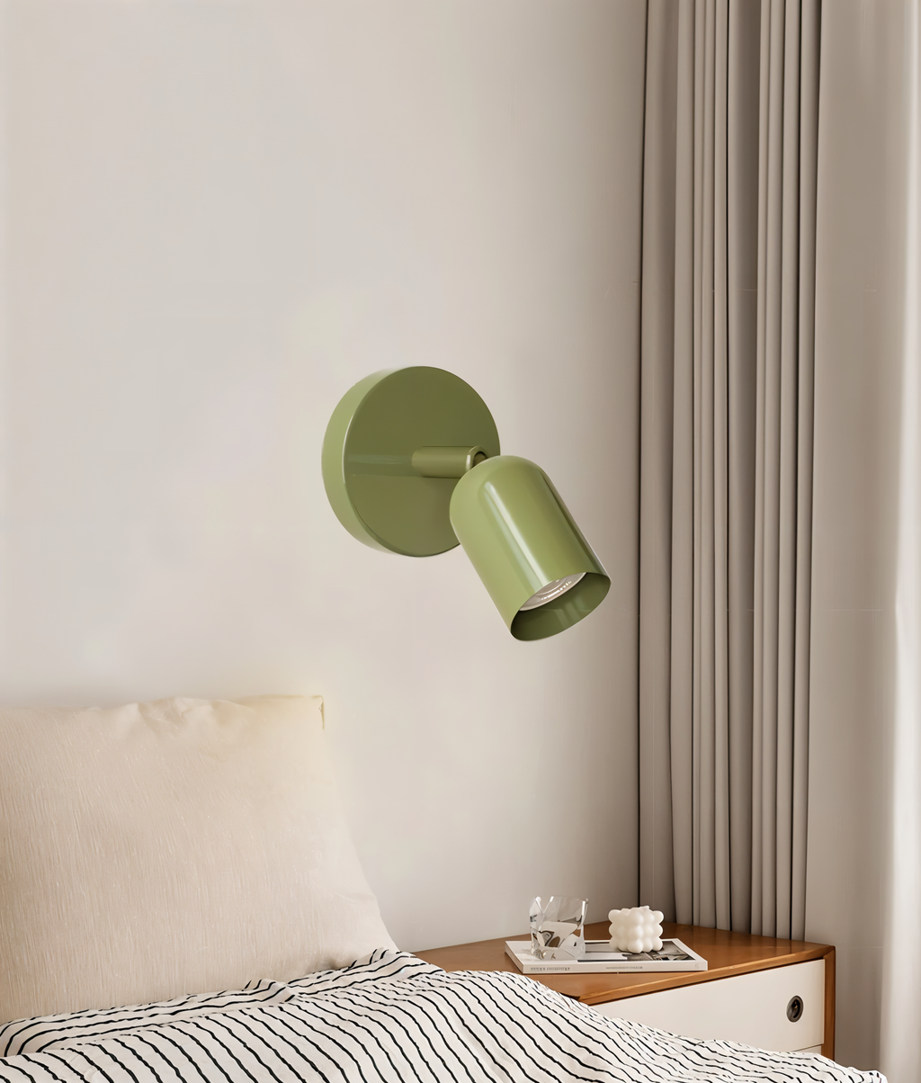 Color Pop halvcylindrisk vägglampa – Snygg LED-inomhusbelysning