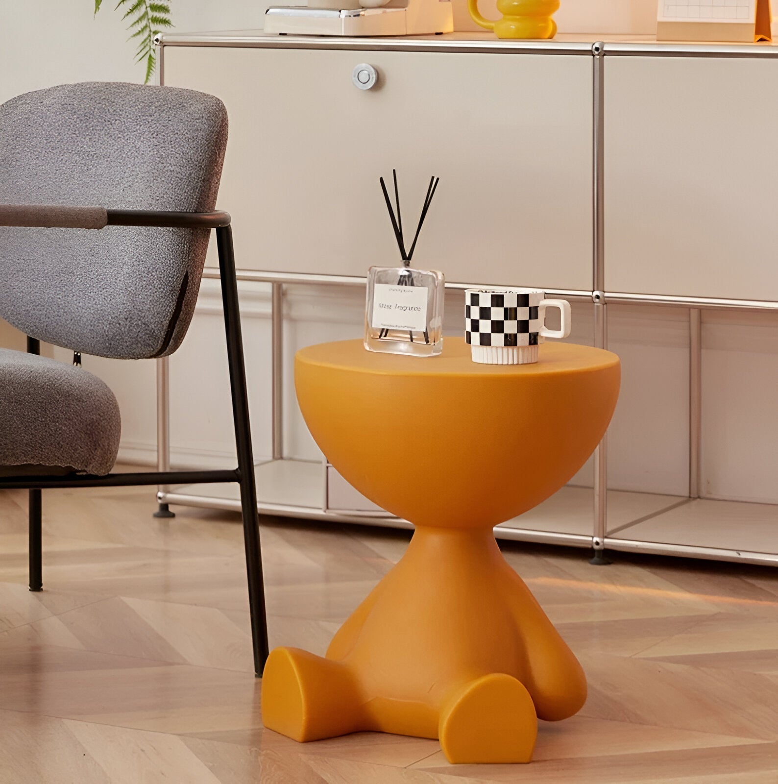Modernt runt soffbord – Elegant mittpunkt i vardagsrummet med klassisk design