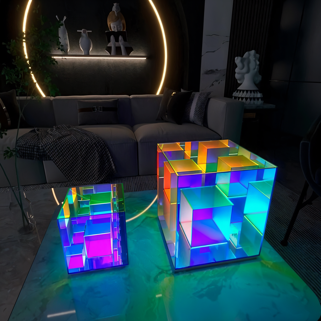 3D-illusion LED-bordslampa – Modern dekorativ nattlampa