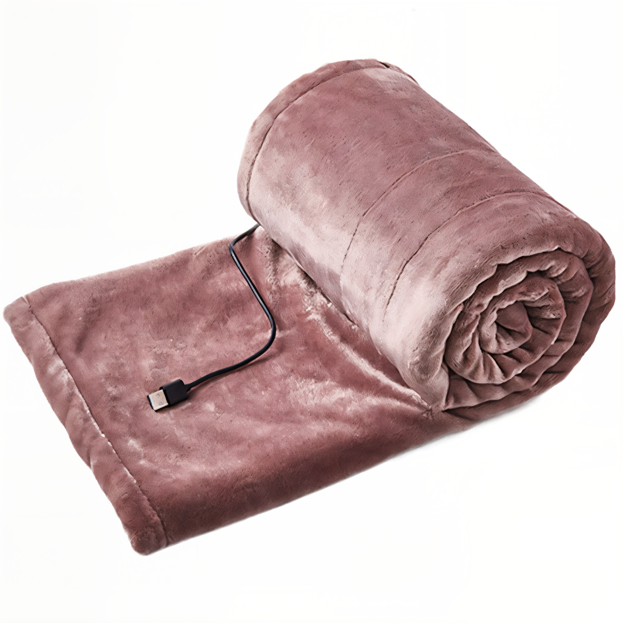 USB-värmefilt i fleece – Uppladdningsbar ultramjuk elektrisk filt