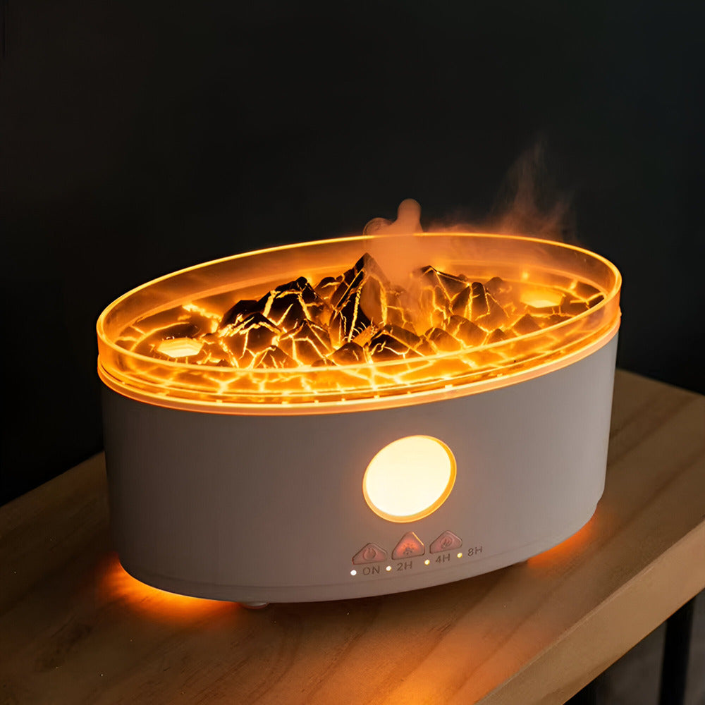 Vulkanisk flamma aromdiffusor – Manetinspirerad luftfuktare för en avkopplande atmosfär