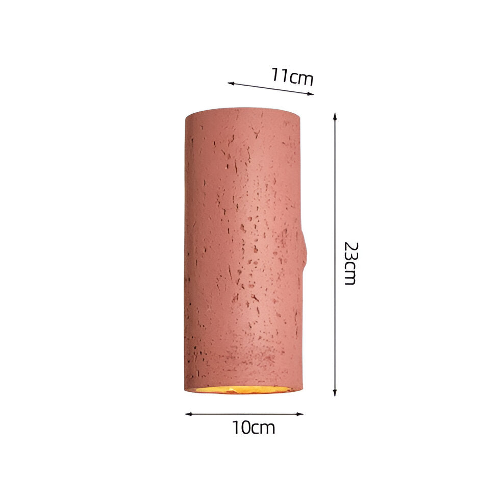 LED-cylindervägglampa – Upp- och nerfällbar stenarmatur för inomhus- och utomhusutrymmen