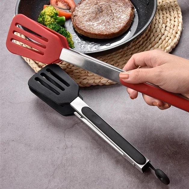 Premium kökstång i rostfritt stål – halkfritt grepp för matlagning, grillning och servering