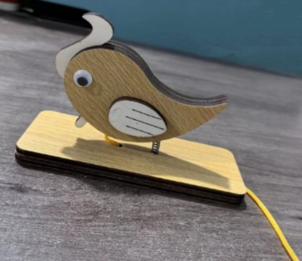 Rustik dörrklocka i trä – Dekorativ klocka för hem och café