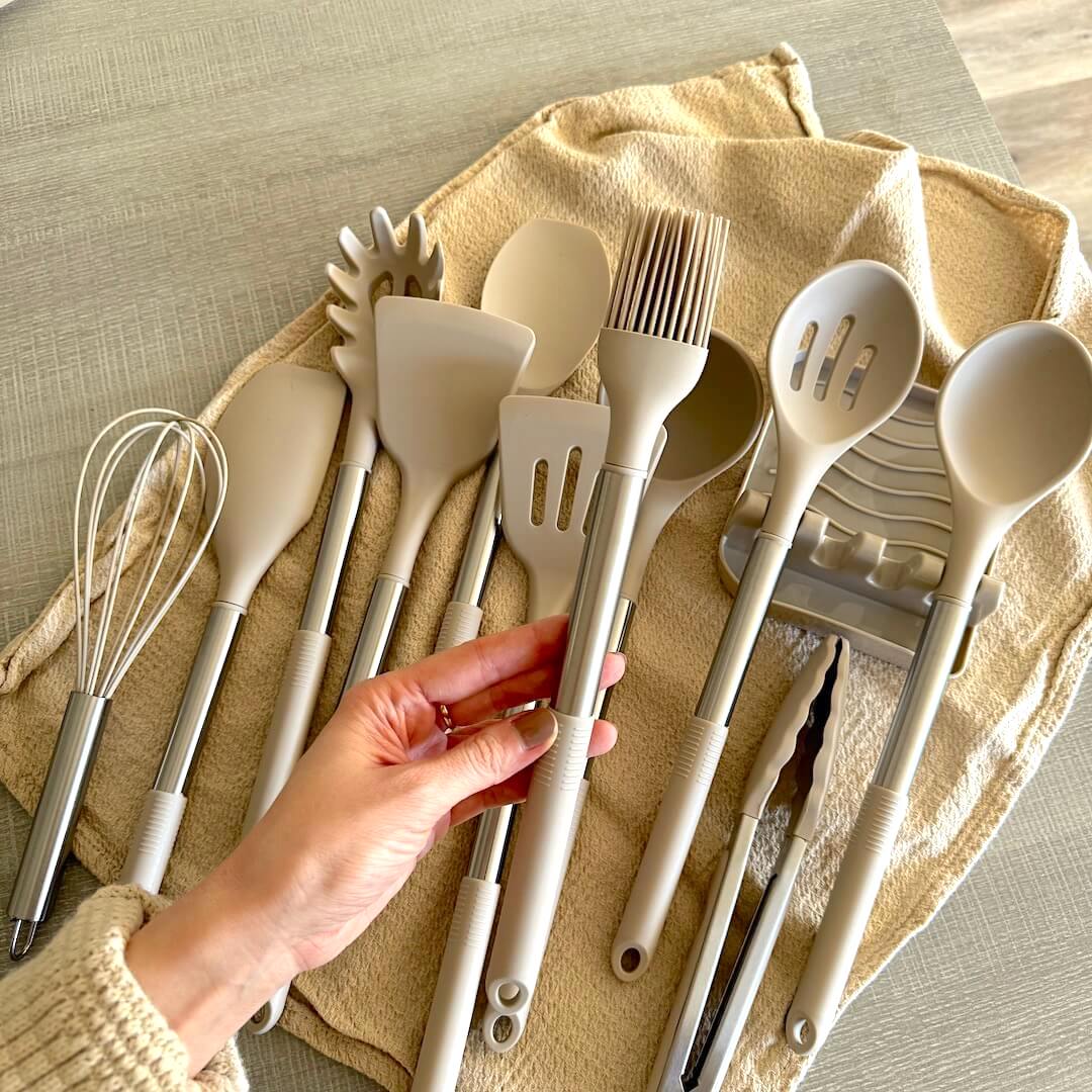 Lyon köksredskapsset i silikon