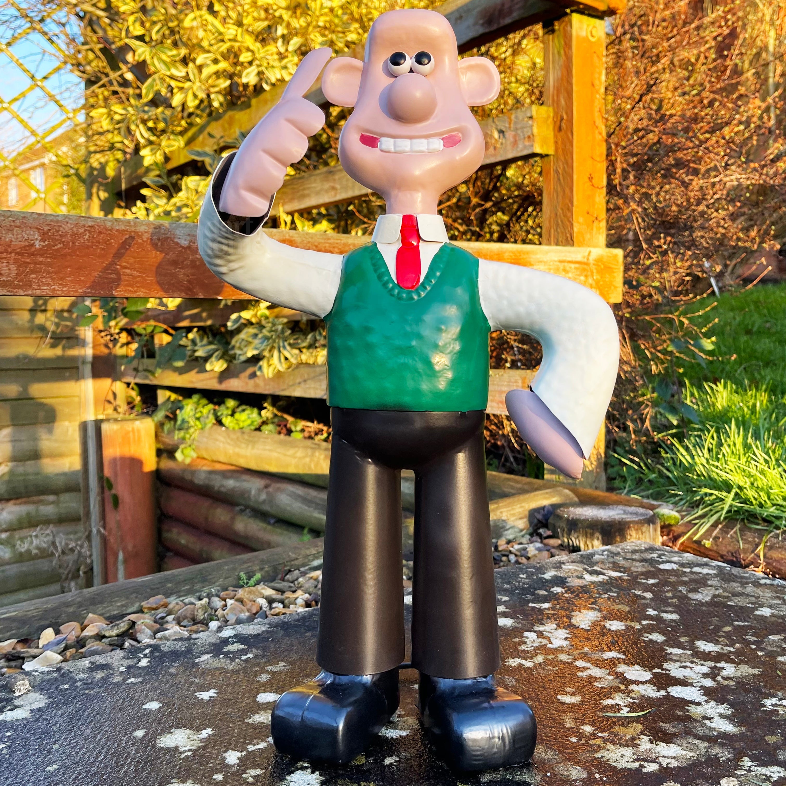 Wallace & Gromit Metal Garden Trio – Nyckfulla utomhusstatyer
