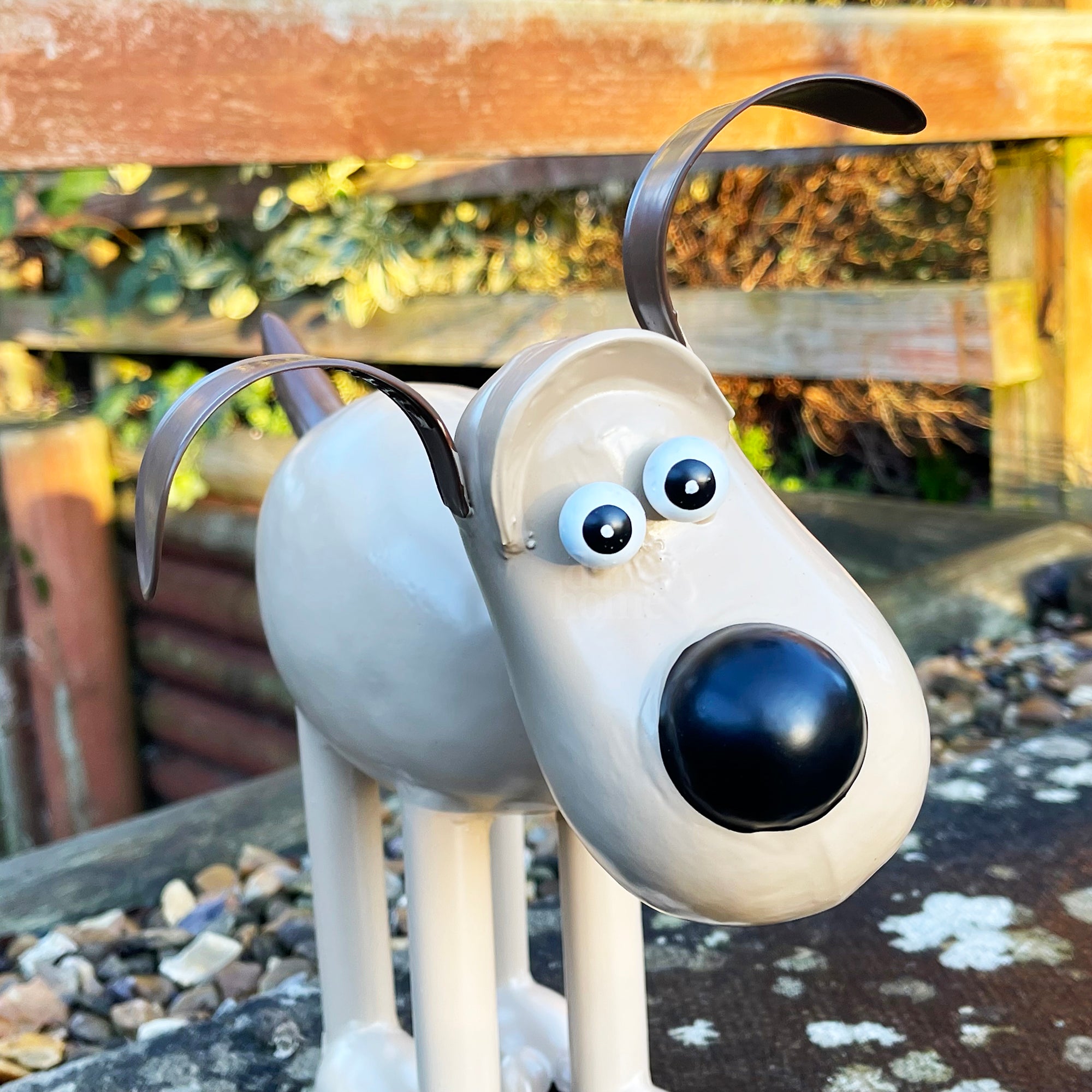 Wallace & Gromit Metal Garden Trio – Nyckfulla utomhusstatyer