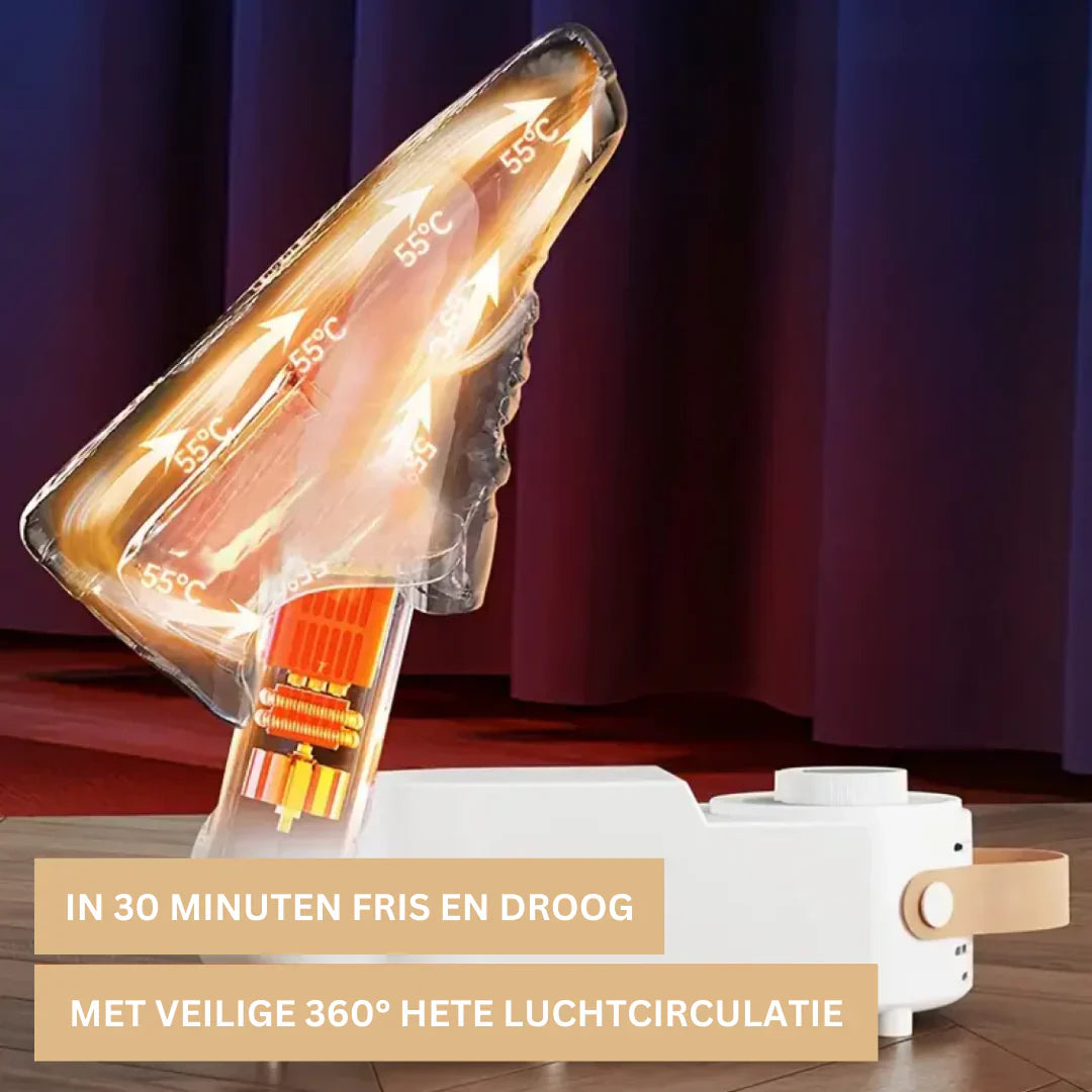 Snabbtorkande bärbar skotorkare - Håll skorna varma och fräscha