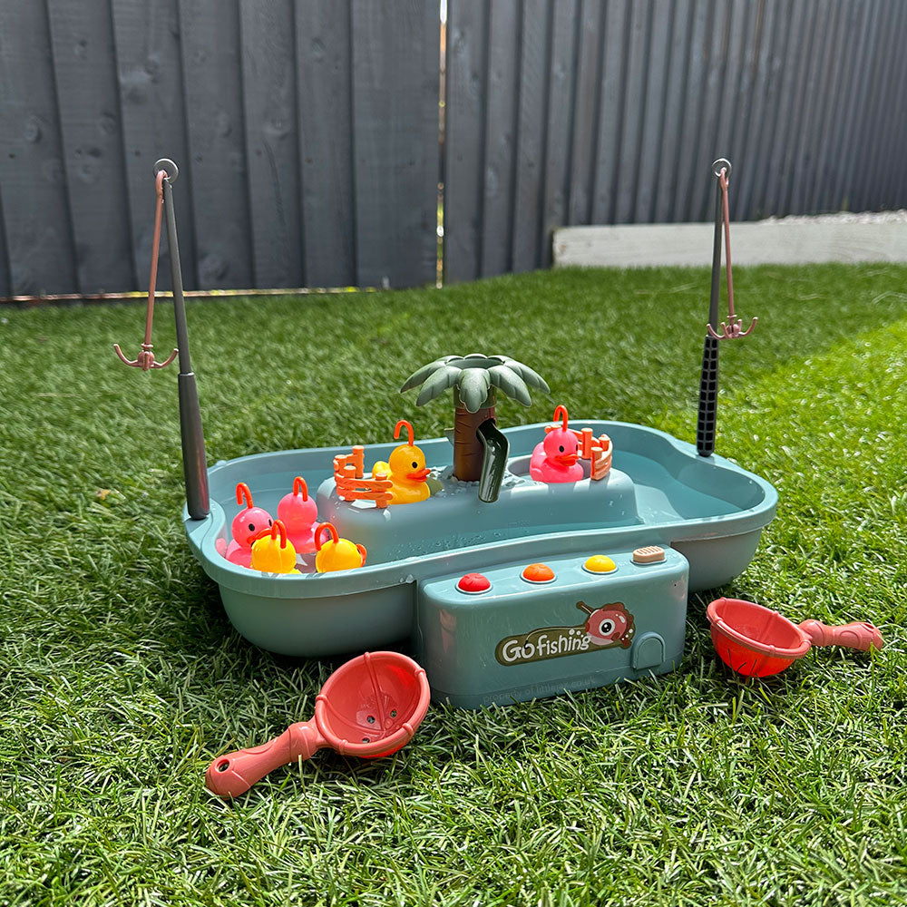 Interaktivt fiskespel för barn – Rolig vattenleksak som fångar ankor för att öka kreativiteten och motoriken