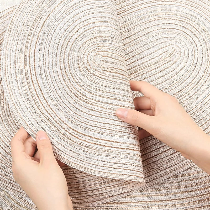 Handgjorda rustika boho bordsunderlägg - Vävda bordsunderlägg för hållbar och snygg matinredning